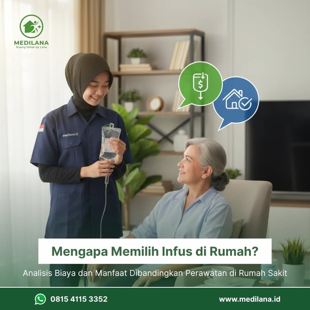 Mengapa Memilih Infus di Rumah? Analisis Biaya dan Manfaat Dibandingkan Perawatan di Rumah Sakit
