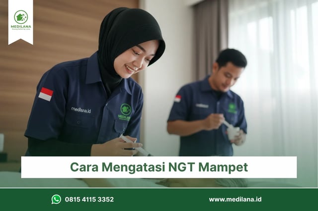 Panduan Lengkap Mengatasi NGT Mampet dari Gejala hingga Solusi Profesional Perawat profesional dan caregiver bekerjasama dalam manajemen dan perawatan Nasogastric Tube (NGT) di rumah.