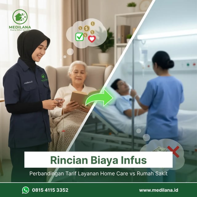 Rincian Biaya Infus, Perbandingan Tarif Layanan Home Care vs Rumah Sakit