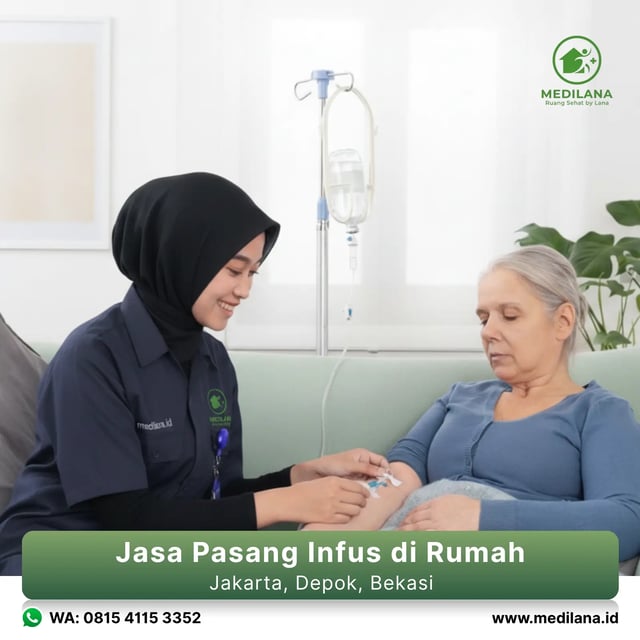 Jasa Pasang Infus di Rumah